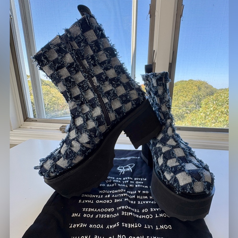John Fluevog Skyhigh F Twirl Platform Boots